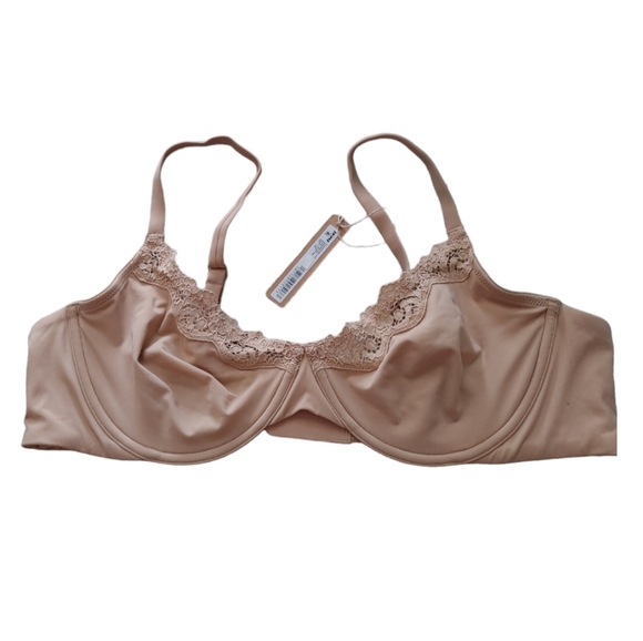 SKIMS Fits Everybody Unlined Lace Scoop Bra - Picture 2 of 14